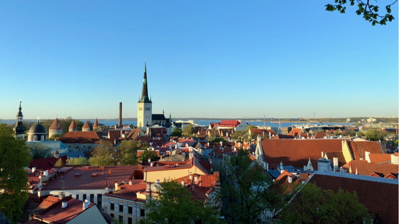 写真１：エストニアの首都タリンの様子